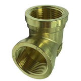 Max 1 Pc Female x Female Elbow Brass Adapter Connector DN25xDN25