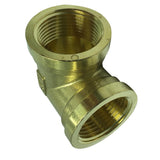 Max 1 Pc Female x Female Elbow Brass Adapter Connector DN25xDN25