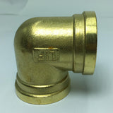 Max 1 Pc Female x Female Elbow Brass Adapter Connector DN25xDN25