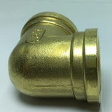 Max 1 Pc Female x Female Elbow Brass Adapter Connector DN25xDN25