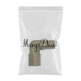 Max 1 Pc Double Male Thread Elbow Brass Adapter Pipe Fitting DN8xDN6