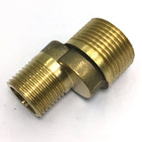 Max 1 Pc Double Female Brass Adapter Coupler Pipe Connector Pipe Fitting Type1