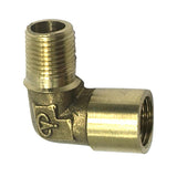 Max 1Pc DN6 1/8" Female x Female Elbow Full Brass Adapter Connector Pipe Fitting
