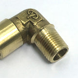 Max 1Pc DN6 1/8" Female x Female Elbow Full Brass Adapter Connector Pipe Fitting