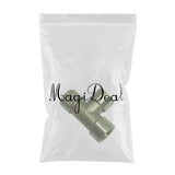 Max 1 Pc Female x Female x Female Tee Brass Thread Pipe Connector Adapter DN8 A