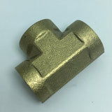 Max 1 Pc Female x Female x Female Tee Brass Thread Pipe Connector Adapter DN8 B