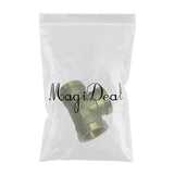 Max 1 Pc Female x Female x Female Tee Brass Thread Pipe Connector Adapter G1/2"