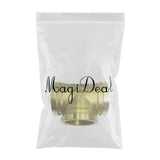 Max 1 Pc 3-Way Tee Female Full Brass Thread Connector Adapter Fitting DN50 G2"