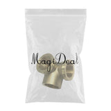 Max 1Pc 3Way Female Full Brass Thread Connector Adapter Fitting DN15 Wall Corner