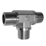 Max 3-Way Brass Thread Connector Adapter Fitting Mulit Size DN15 Nickel plating