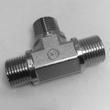 Max 3-Way Brass Thread Connector Adapter Fitting Mulit Size DN15 Nickel plating