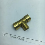 Max 1/4'' 3-Way Tee Brass Thread Water Pipe Connector Adapter Fittings Parts B