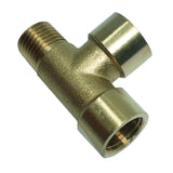 Max 1/4'' 3-Way Tee Brass Thread Water Pipe Connector Adapter Fittings Parts C