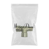 Max 1/4'' 3-Way Tee Brass Thread Water Pipe Connector Adapter Fittings Parts C