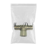 Max 1/4'' 3-Way Tee Brass Thread Water Pipe Connector Adapter Fittings Parts D