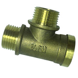 Max 4 points 3-Way Tee Female Brass Thread Connector Adapter Fitting Model_1