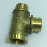 Max 4 points 3-Way Tee Female Brass Thread Connector Adapter Fitting Model_1