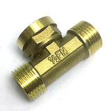 Max 1 Pc 3-Way Male Female Male Brass Thread Connector Adaptor Fitting Standard