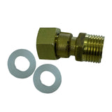 Max 1 Pc Full Brass Male X Female Thread Adapter Straight Connector Pipe Fitting