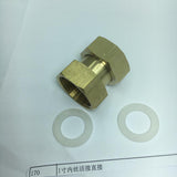 Max 2 Way Brass Thread Adapter Inner Outer Wire Copper Joints Pipe Connector D