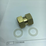 Max 2 Way Brass Thread Adapter Inner Outer Wire Copper Joints Pipe Connector D