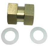 Max 2 Way Brass Thread Adapter Inner Outer Wire Copper Joints Pipe Connector D