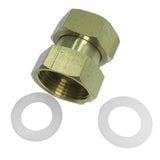 Max 2 Way Brass Thread Adapter Inner Outer Wire Copper Joints Pipe Connector D