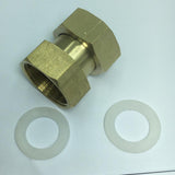 Max 2 Way Brass Thread Adapter Inner Outer Wire Copper Joints Pipe Connector D