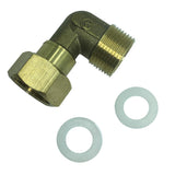 Maxbell Brass Pipe Connector 90 Degree Elbow Tube Connector Joint Fitting Model_3