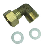 Maxbell Brass Pipe Connector 90 Degree Elbow Tube Connector Joint Fitting Model_3