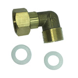 Maxbell Brass Pipe Connector 90 Degree Elbow Tube Connector Joint Fitting Model_3