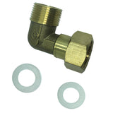 Maxbell Brass Pipe Connector 90 Degree Elbow Tube Connector Joint Fitting Model_3