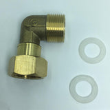 Maxbell Brass Pipe Connector 90 Degree Elbow Tube Connector Joint Fitting Model_3