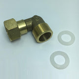 Maxbell Brass Pipe Connector 90 Degree Elbow Tube Connector Joint Fitting Model_3