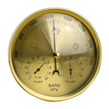 Max Barometer Temperature Hygrometer for Weather Station 132THB Gold bronze