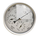 Max Barometer Temperature Hygrometer for Weather Station 132THB silver white