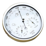 Max Barometer Temperature Hygrometer for Weather Station 132THB silver white