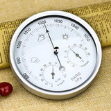 Max Barometer Temperature Hygrometer for Weather Station 132THB silver white