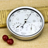 Max Barometer Temperature Hygrometer for Weather Station 132THB silver white