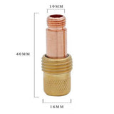 Max Agon arc Welding Torches Gas Lens Kit Collet Body Ceramic Nozzle A