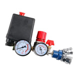 Max Air Compressor Pressure Control Switch Valve Manifold Regulator Gauge C
