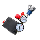 Max Air Compressor Pressure Control Switch Valve Manifold Regulator Gauge C