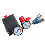 Max Air Compressor Pressure Control Switch Valve Manifold Regulator Gauge C