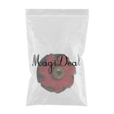 Maxbell Omni wheel Mecanum Wheels with Coupling Red