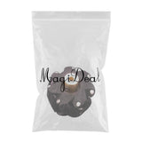 Maxbell Omni wheel Mecanum Wheels with Coupling Black