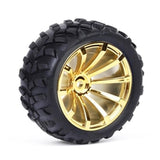 Maxbell Robot tire gear motor wheel smart small wheel 72MM tire Golden