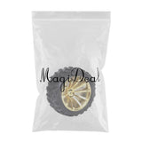 Maxbell Robot tire gear motor wheel smart small wheel 72MM tire Golden