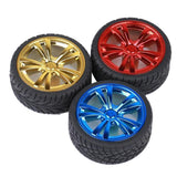 Maxbell Robot Tire Wheel TT Motor Wheel 65mm Wheel Coated Rubber Tire (red)