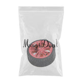 Maxbell Robot Tire Wheel TT Motor Wheel 65mm Wheel Coated Rubber Tire (red)