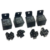 Maxbell Automotive Relay with PCB Holder 12V 24V JD1914 12V